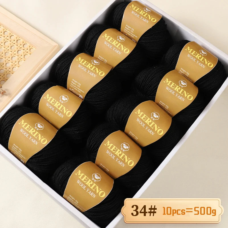Yarn, Medium-Fine for Hand Knitting Sweaters, Scarves & Winter Hats