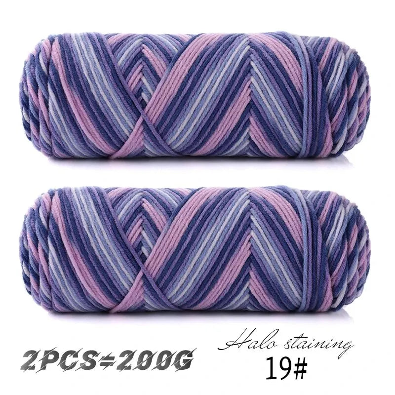Yarn, Colorful for Hand Knitting Scarves, Sweaters & Crochet Projects