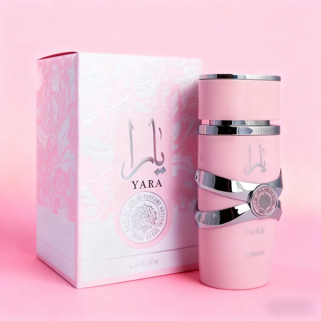Lattafa Yara Women's Eau de Parfum 3.4 oz Vanilla Floral Gourmand Perfume Spray