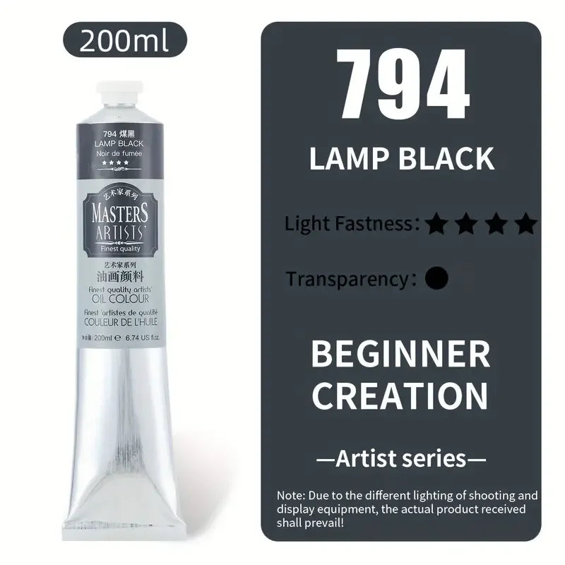 Oil Paint Jumbo Tube, Marie's 200ml — 14 Colors, Artist Grade