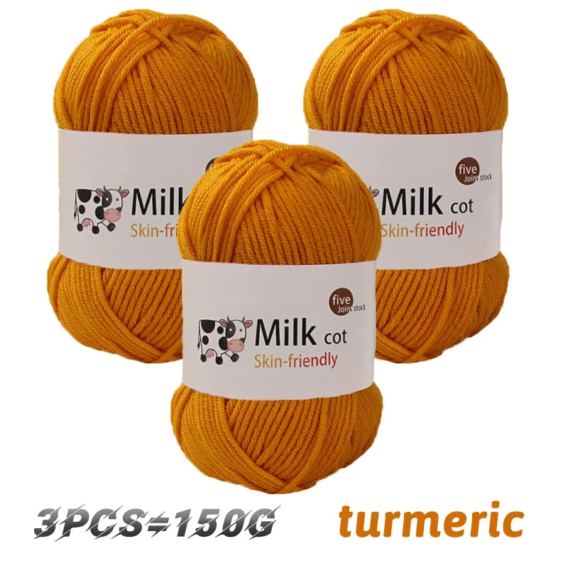 Yarn, Medium-Coarse for Crochet Sweaters, Scarves, Hats & Handmade Gifts