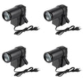 RGBW Pinspot Light 10W DMX512, 4-Pack, Zoomable by U'King
