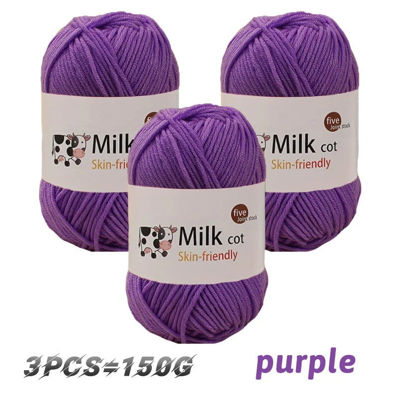 Yarn, Medium-Coarse for Crochet Sweaters, Scarves, Hats & Handmade Gifts