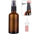 Spray Bottle Empty Amber Glass Refillable Fine Mist Perfume Atomizer