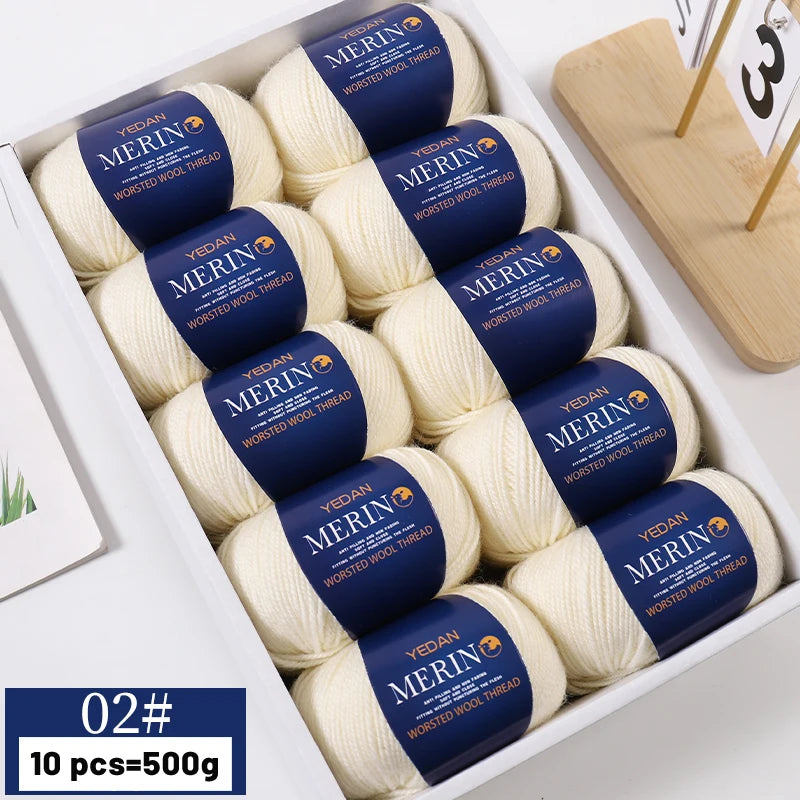 Yarn, Fine for Hand Knitting Sweaters, Scarves, Hats & Winter Accessories