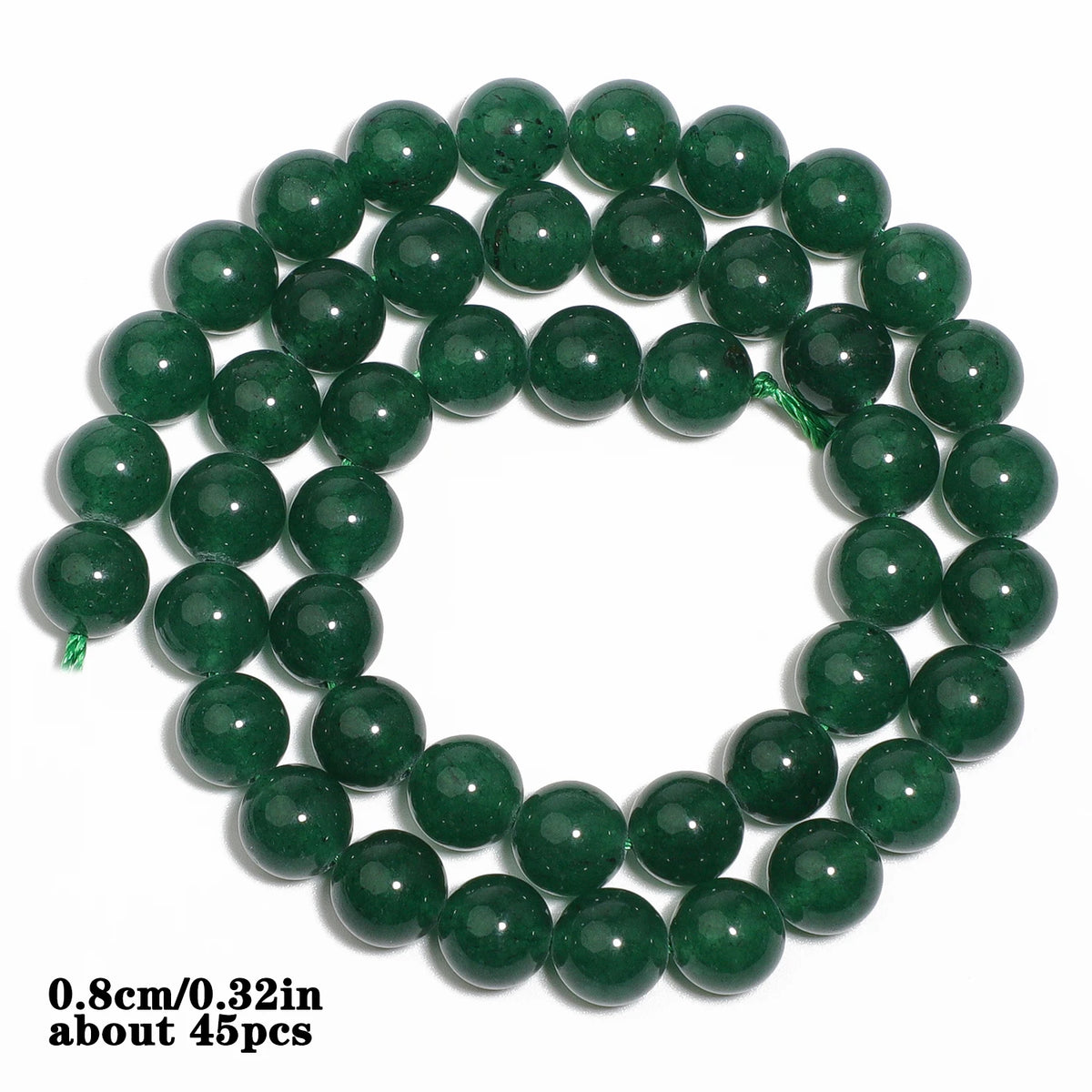 Stone Beads Green Chalcedony-Style Mixed Shapes for DIY Jewelry Making