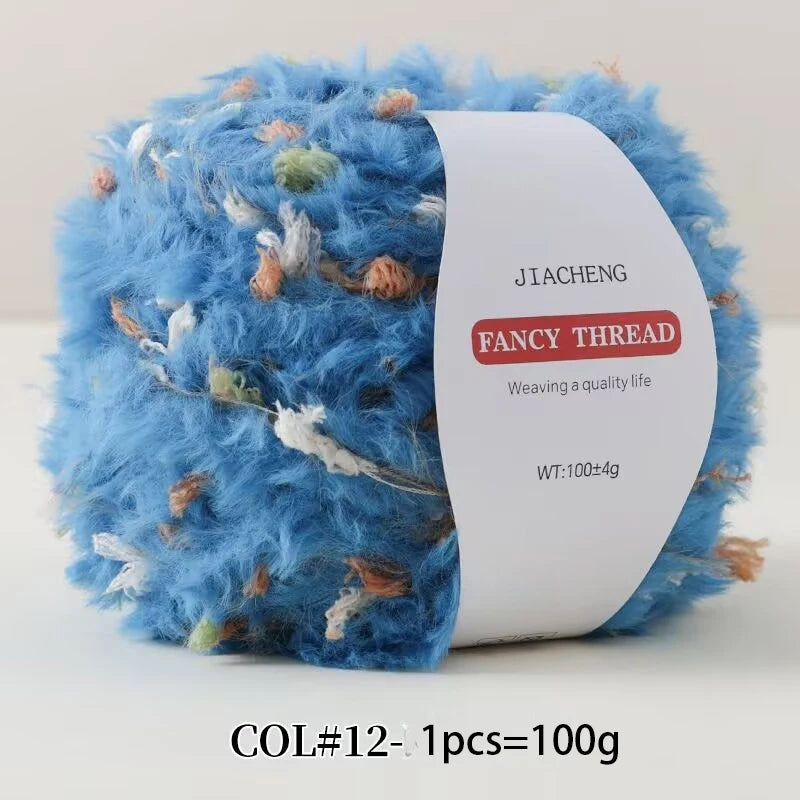 Yarn, Wide Faux Fur Texture for Knitting Coats, Scarves & Accessories