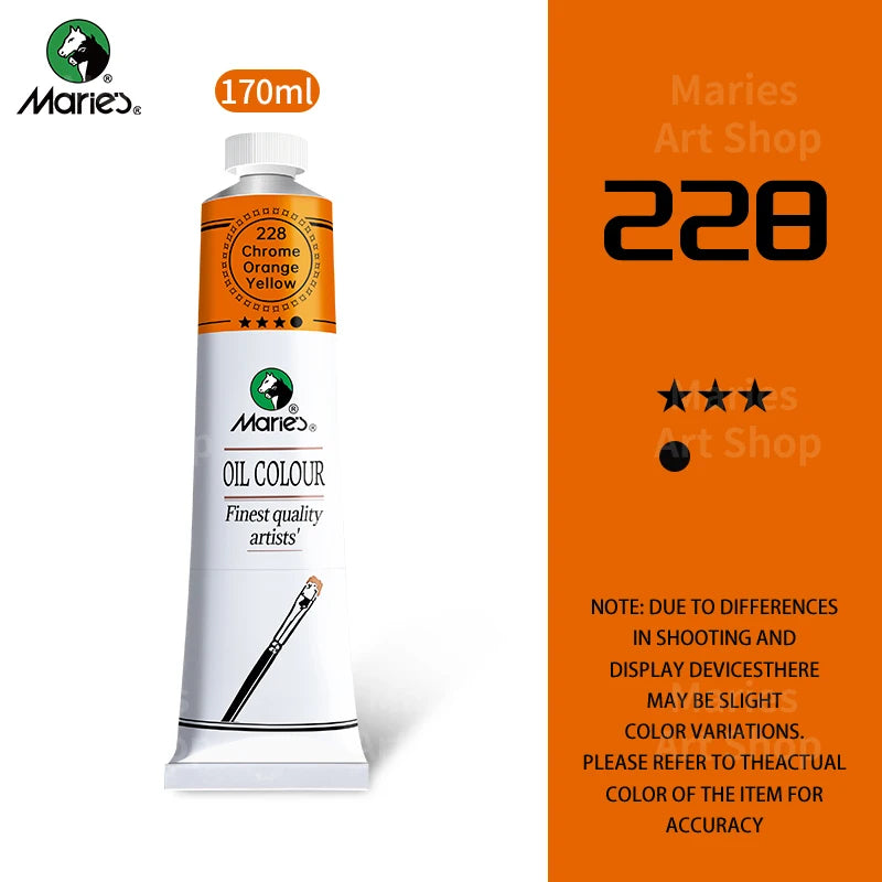 Oil Paint Large Tube, Marie's 170ml — 16 Colors, Artist Grade