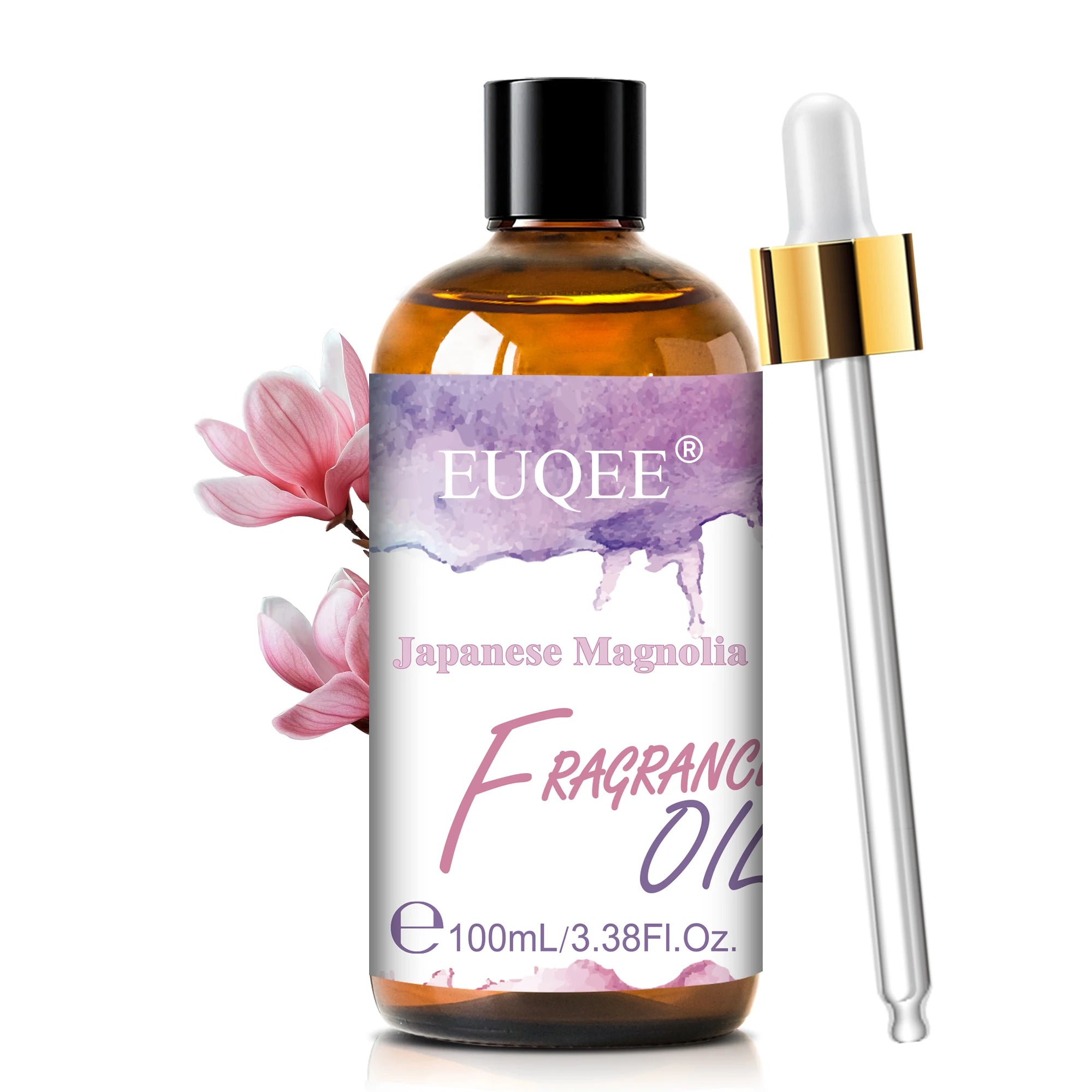 EUQEE 100ml Aroma Fragrance Oil Japanese Magnolia Bubble Gum Coconut & Vanilla Freesia Fragrance Oils For Diffuser Humidifier