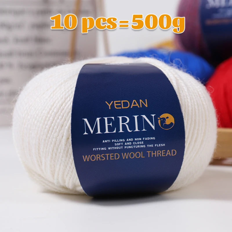 Yarn, Fine for Hand Knitting Sweaters, Scarves, Hats & Winter Accessories