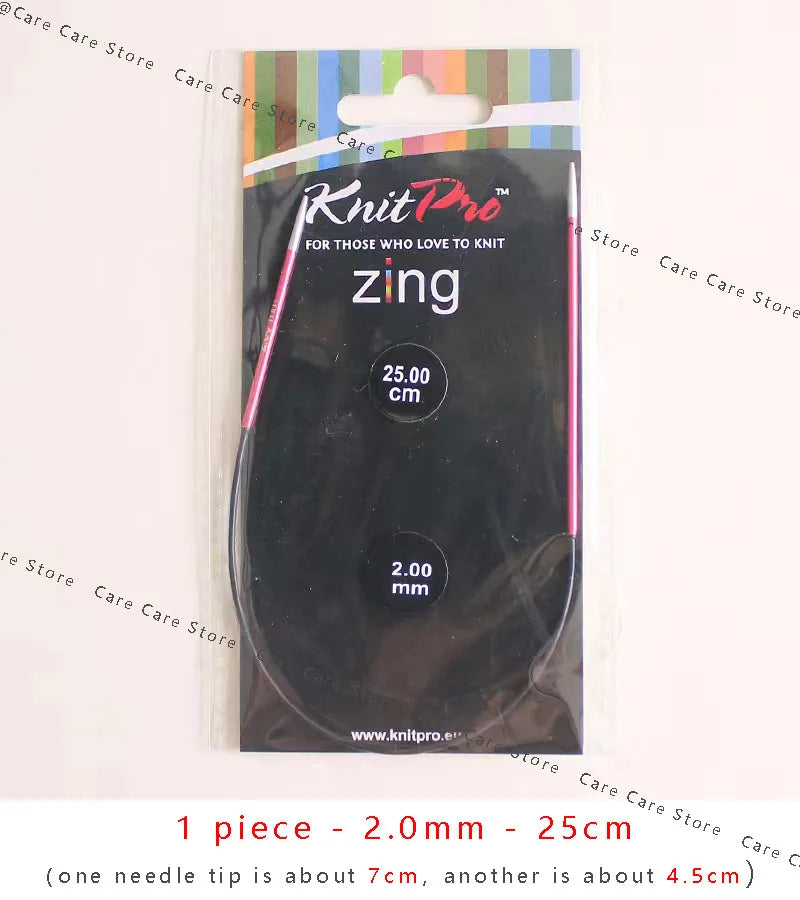 Knitting Needles, KnitPro Zing Asymmetrical Circular for Sleeves & Socks