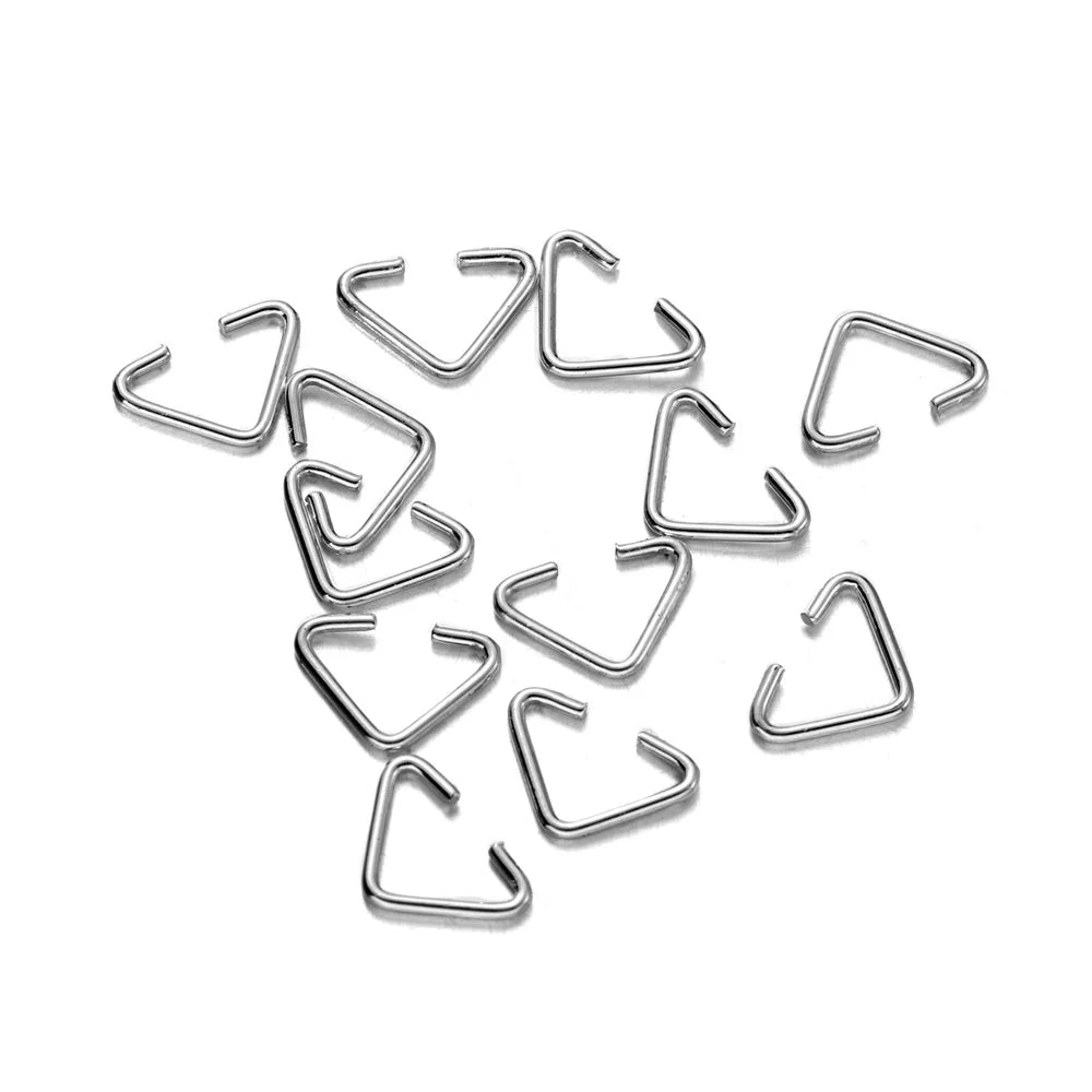 Pendant Clips Iron Triangle Necklace Connectors DIY Jewelry Making