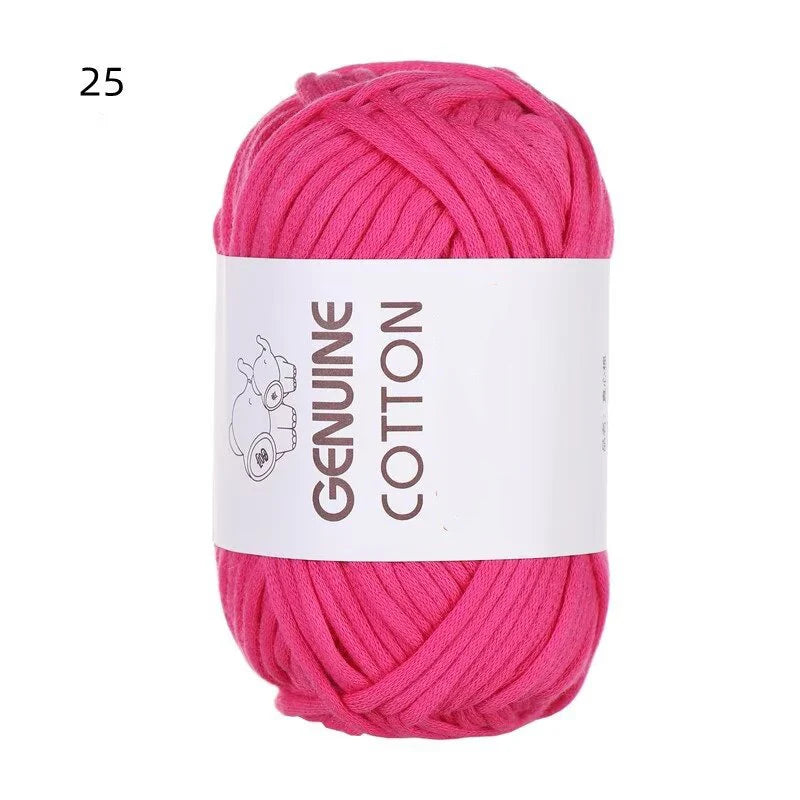 Yarn, Hollow Cord for Crochet Shoes, Scarves, Bags, Hats & Blanket Crafts