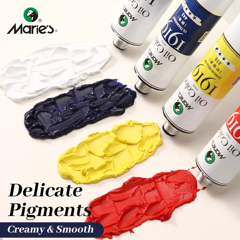 Marie's Oil Paint — 50ml Tube, 22 Colors Available