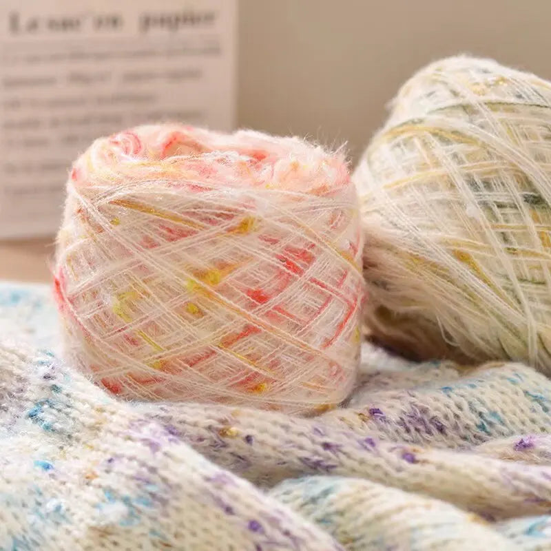 Yarn, Rainbow Colors for Sweaters, Scarves, Hats, Blankets & Shawls