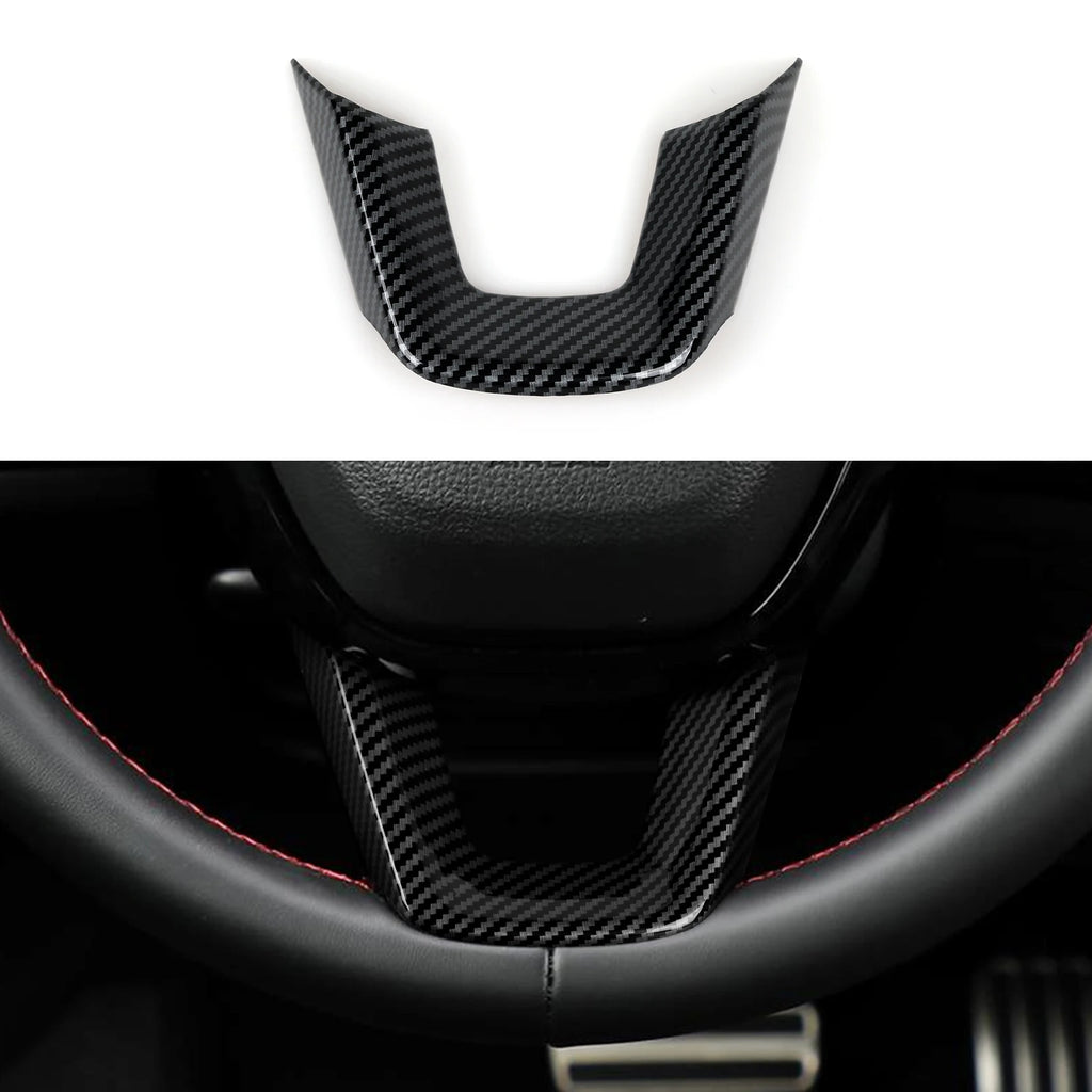 For Honda Civic 11th Gen (2022-2026) Accessories, Steering Wheel Trim, Center Console Gear Shift Panel ,Carbon Fiber ABS Sticker