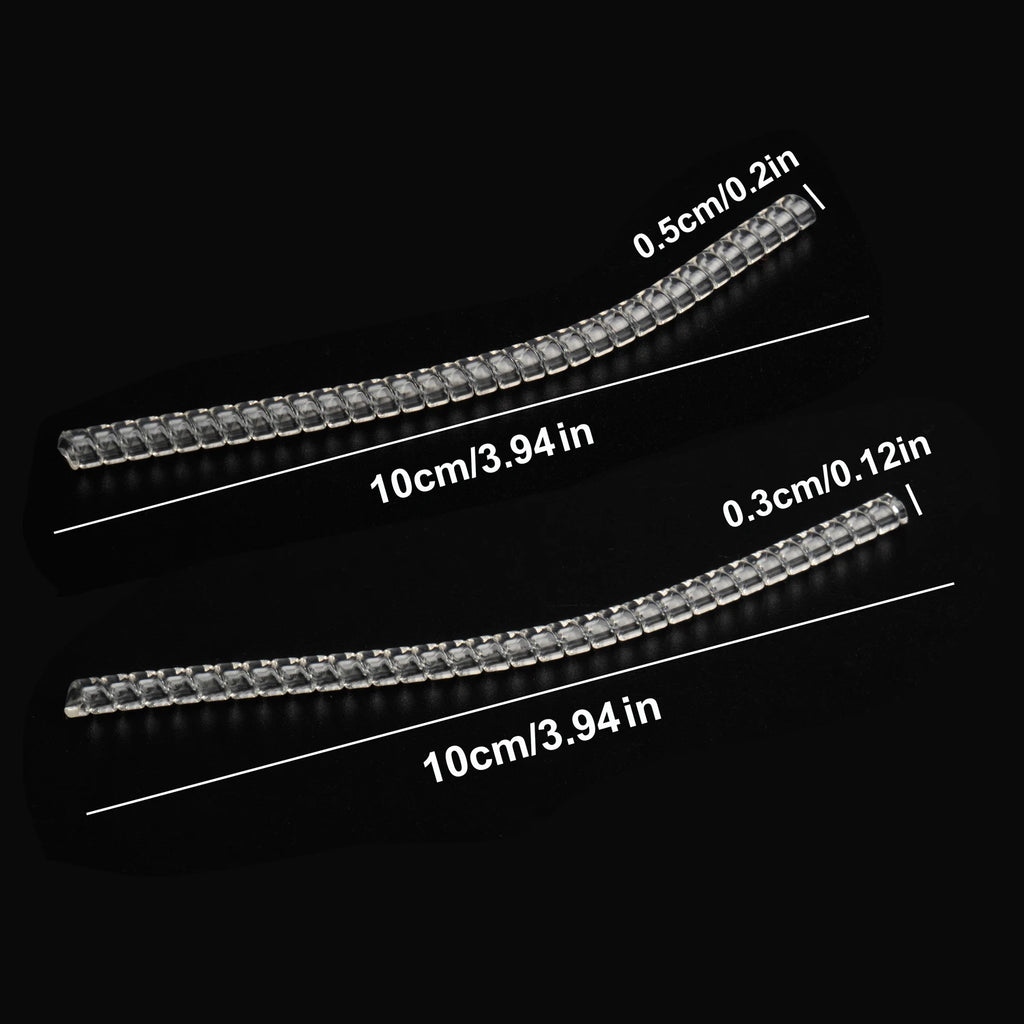 Ring Size Reducers Clear Spiral Jewelry Guards DIY Jewelry Making Craft Supplies