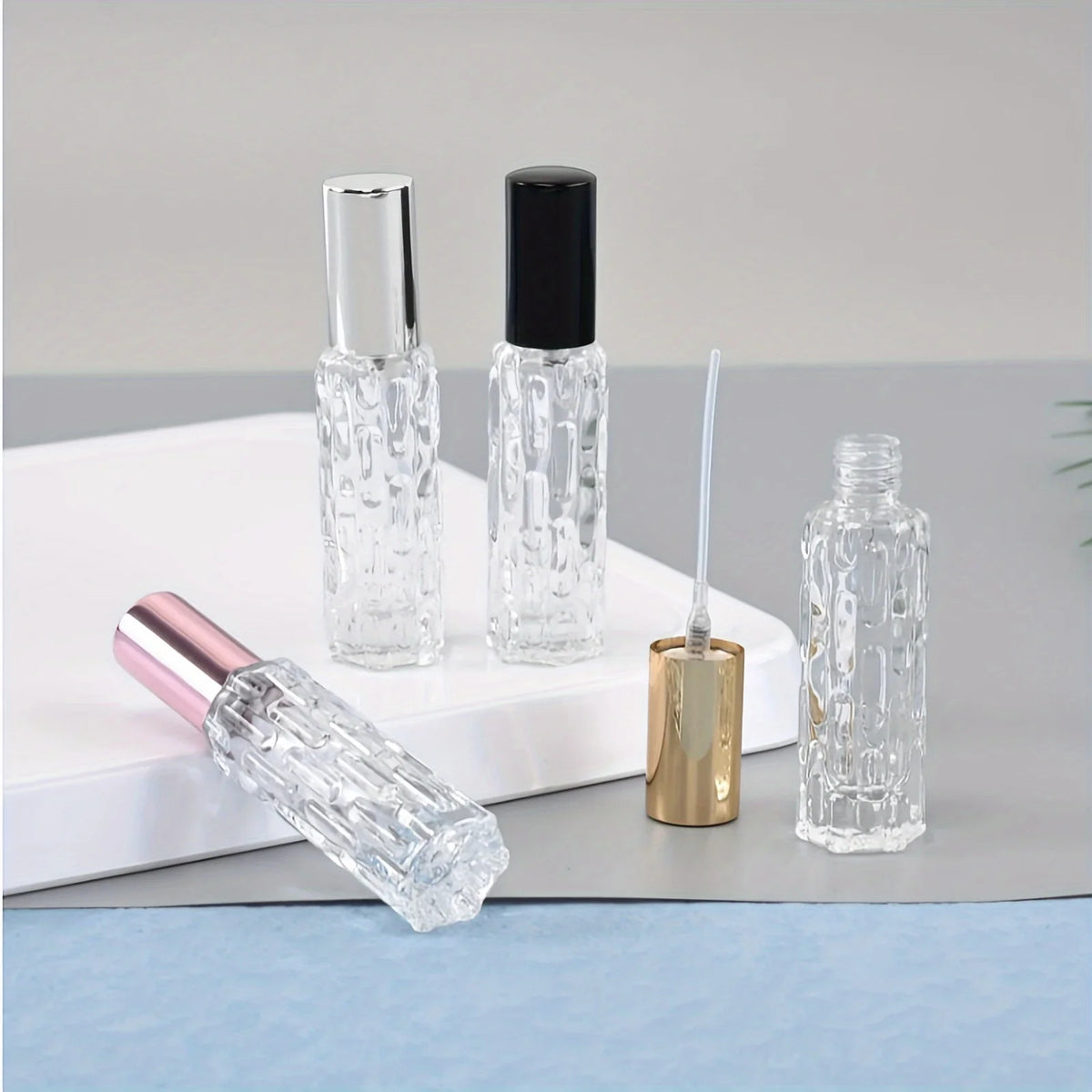Perfume Spray Bottle Empty Glass Refillable Portable Travel Atomizer