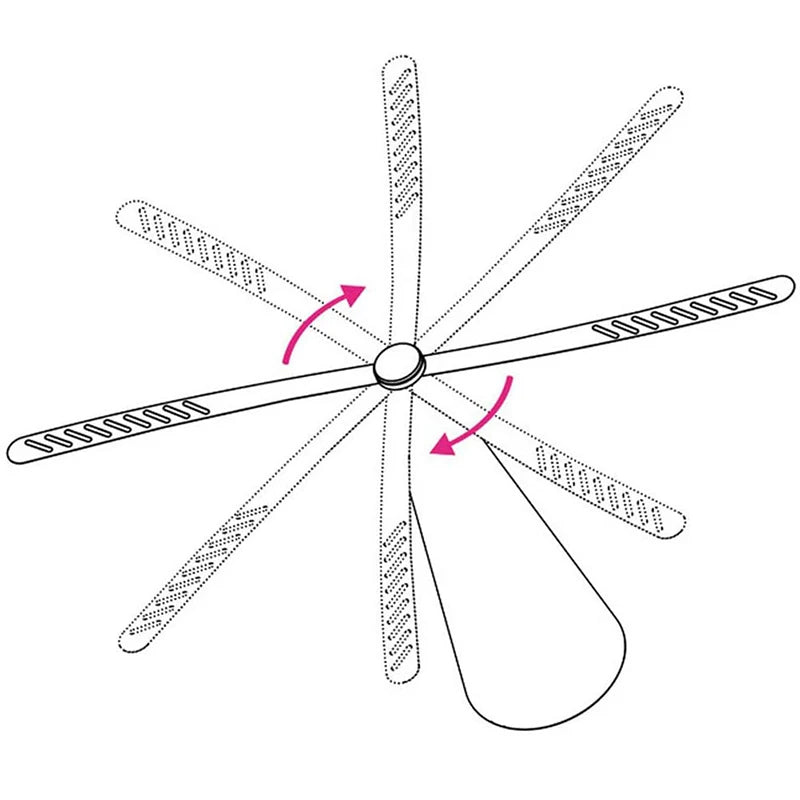 Electric Insect Repellent Fan USB/Battery Powered Tabletop Fly Killer Fans for Outdoor Table Fly Swatter Multi Pack for Indoors