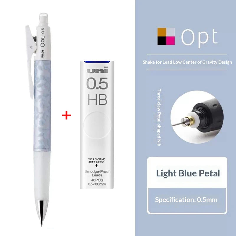 Mechanical Pencil, Pilot Opt. HOP-20R — 0.5mm Shake, Optional Lead Refills