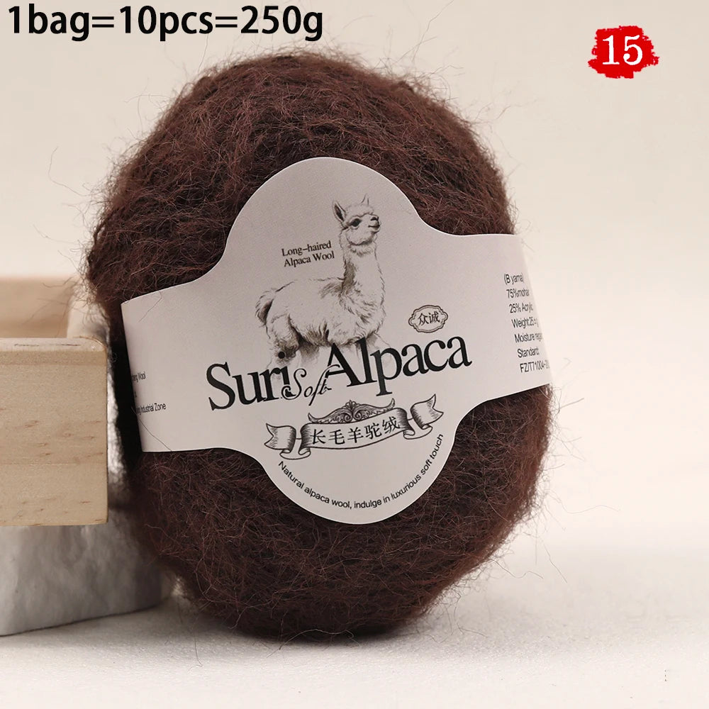 Yarn, Long-Pile Multicolor for Sweaters, Gloves, Shawls & Decorative Crafts