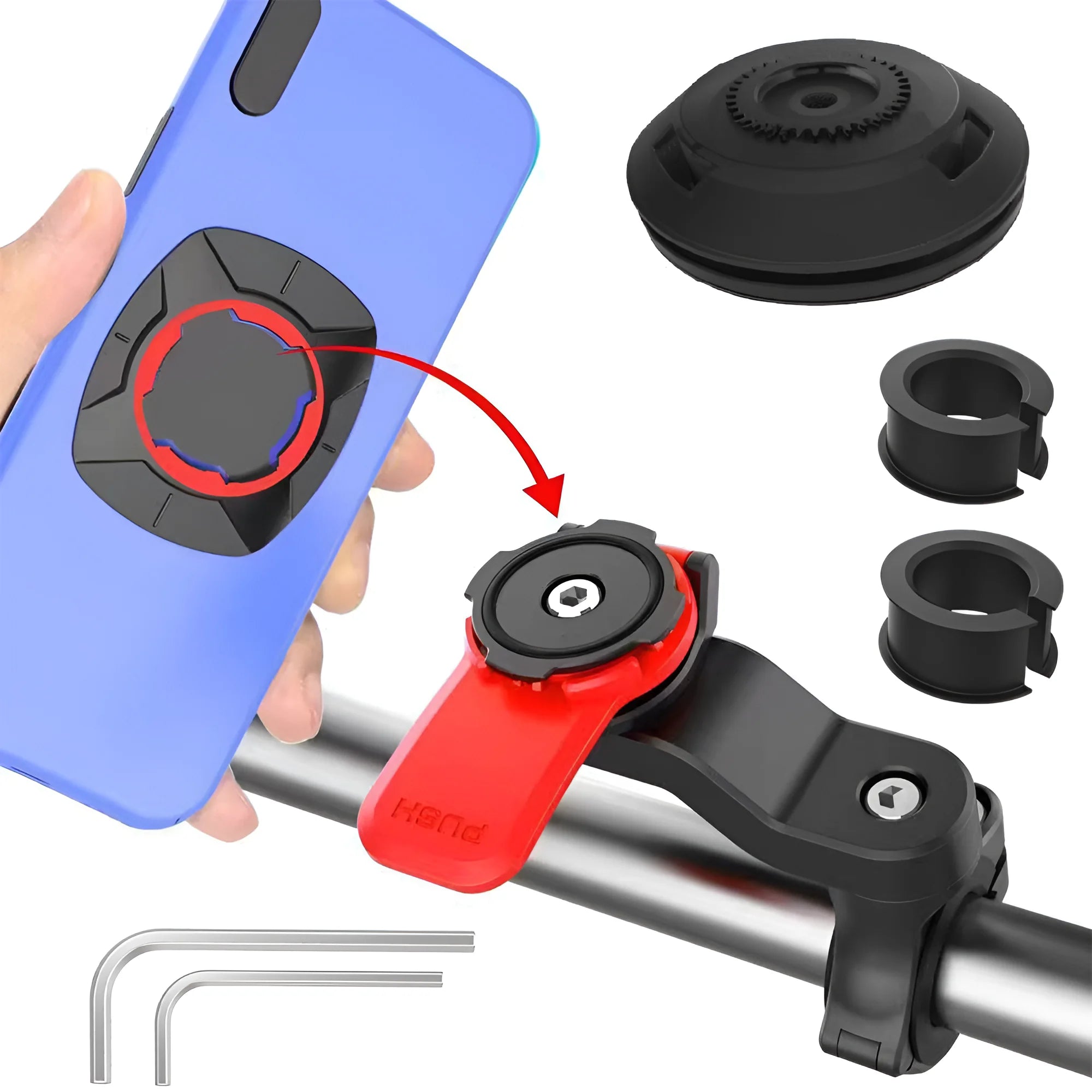 Motorcycle Phone Mount Anti-Shake Bike Premium Quality Replacement Accessory