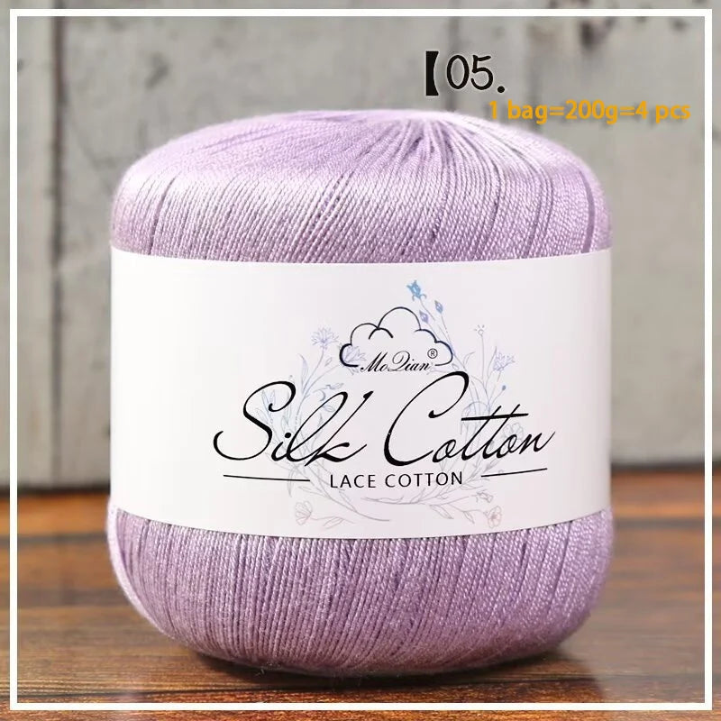 Yarn, Fine for Crochet Shawls, Openwork Sweaters, Summer Hats & Knitwear
