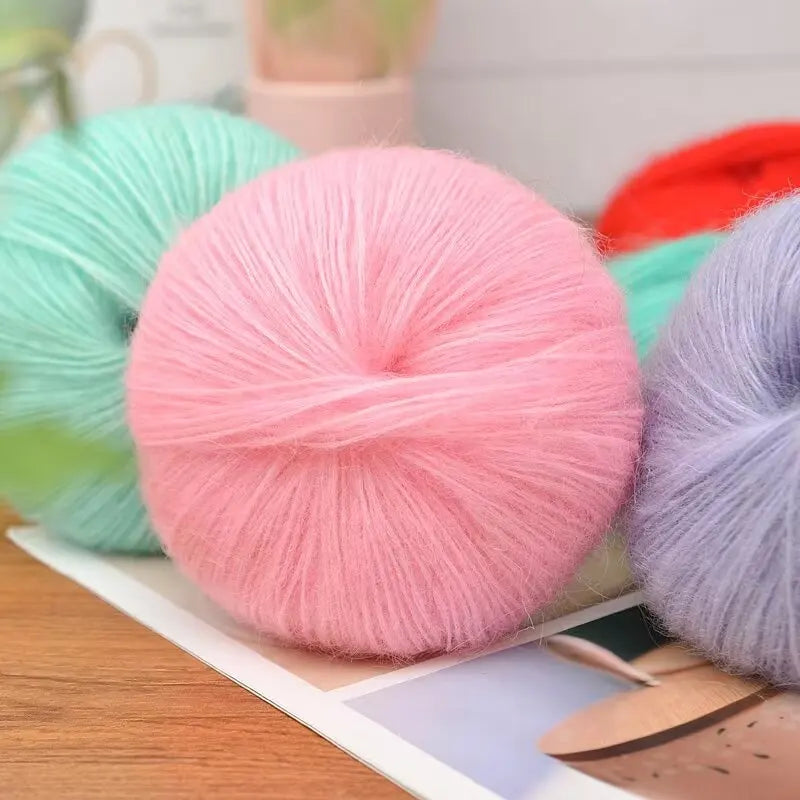 Yarn, Mohair Blend for Hand Knitting, Crochet & Creative Needlecraft Projects