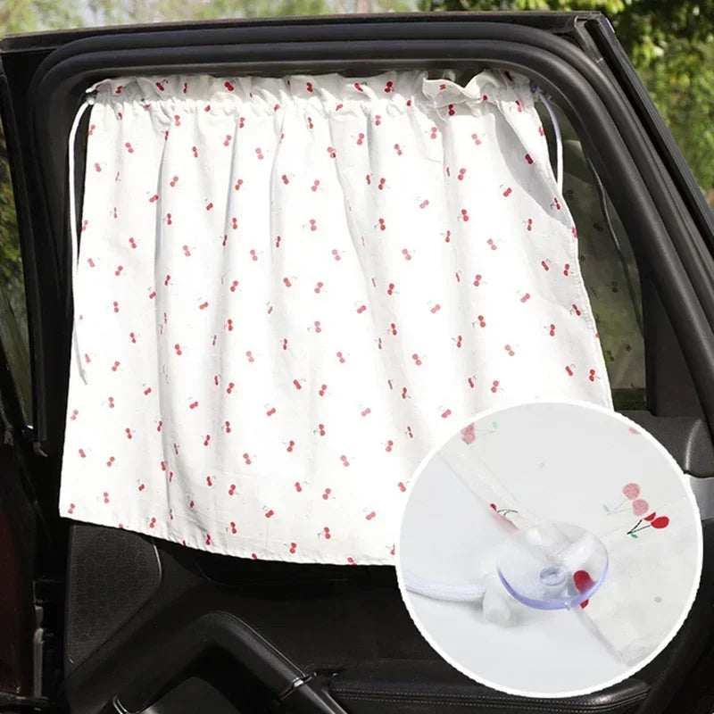 Suction Cup Curtain Shade Car Car Sun Shade UV Protector