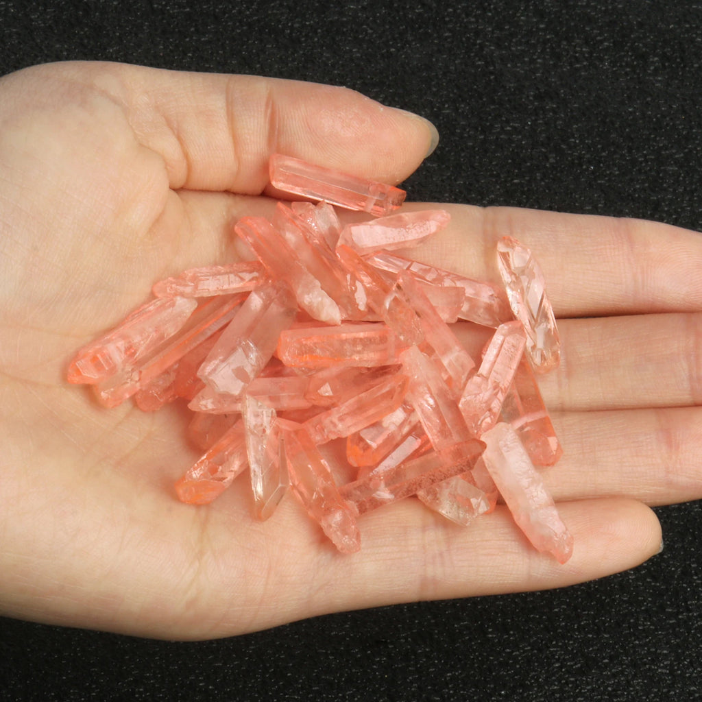 Stone Beads Quartz-Style Top-Drilled Point Sticks for DIY Jewelry Making