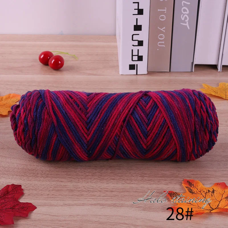 Yarn, Multicolor for Handmade Sweaters, Scarves, Blankets & Crochet Crafts