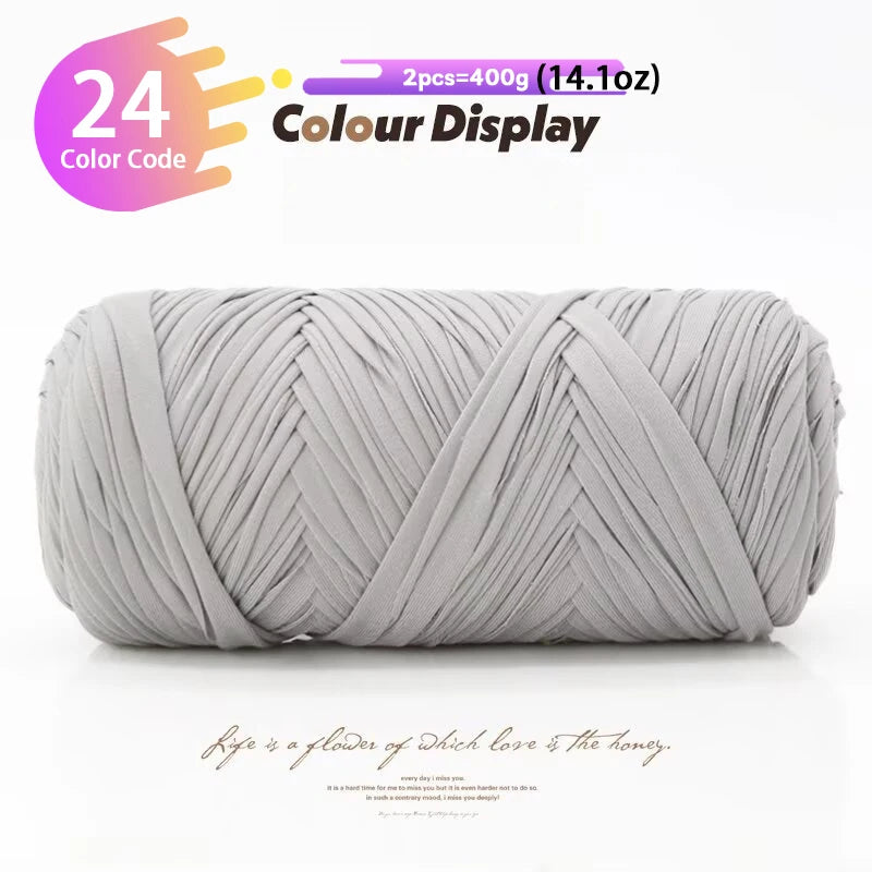 Yarn, Fabric Strip for Handmade Bags, Slippers, Hats & Storage Baskets