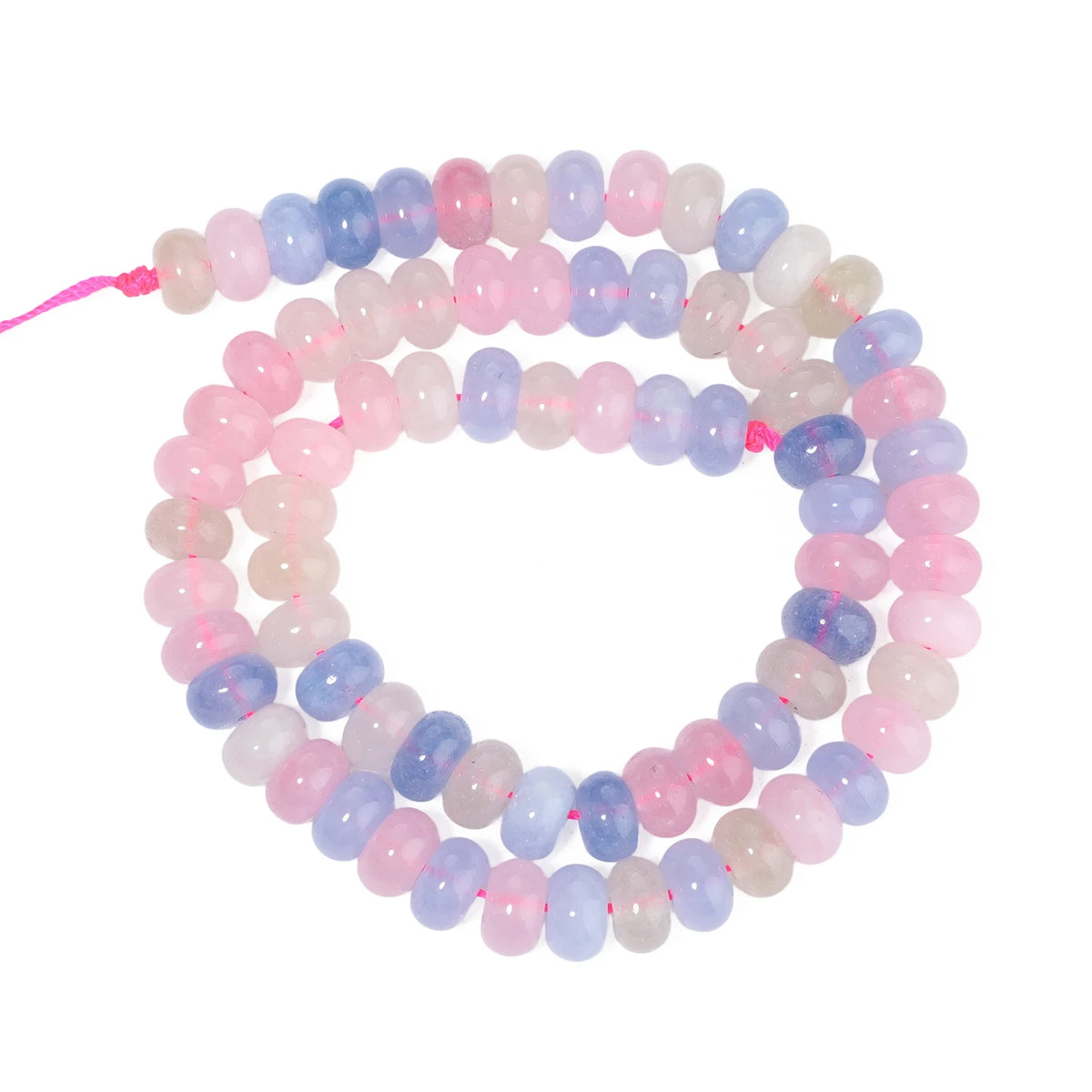Stone Beads Rondelle Yellow Green Jade-Style for DIY Jewelry Making Craft Beads