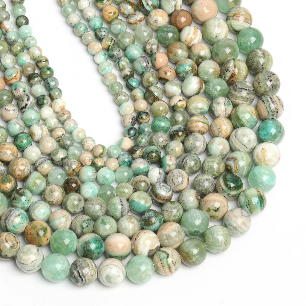 Stone Beads Round Assorted Stone Color Options for DIY Jewelry Making
