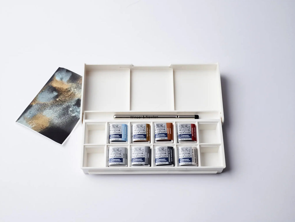 Winsor & Newton Cotman Watercolor Paint Set — Half Pan & Tube Sets