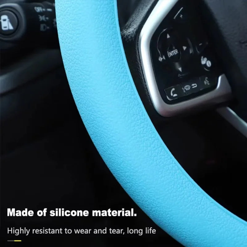 Silicone Car Steering Wheel Cover Steering Wheel Cover Anti-Slip Comfort