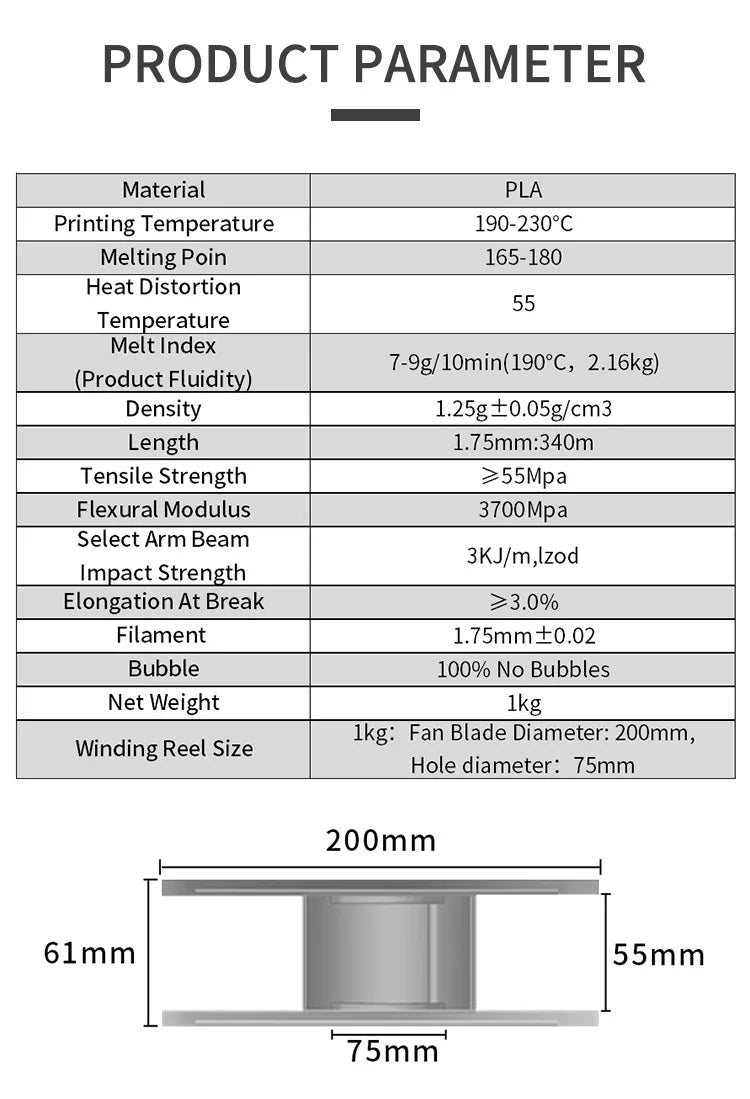 KINGROON 10KG PLA Filament PETG 3D Filament 1.75mm For 3D Printer Filament Bundle Mixed Colors FDM Printing Material Fast Ship