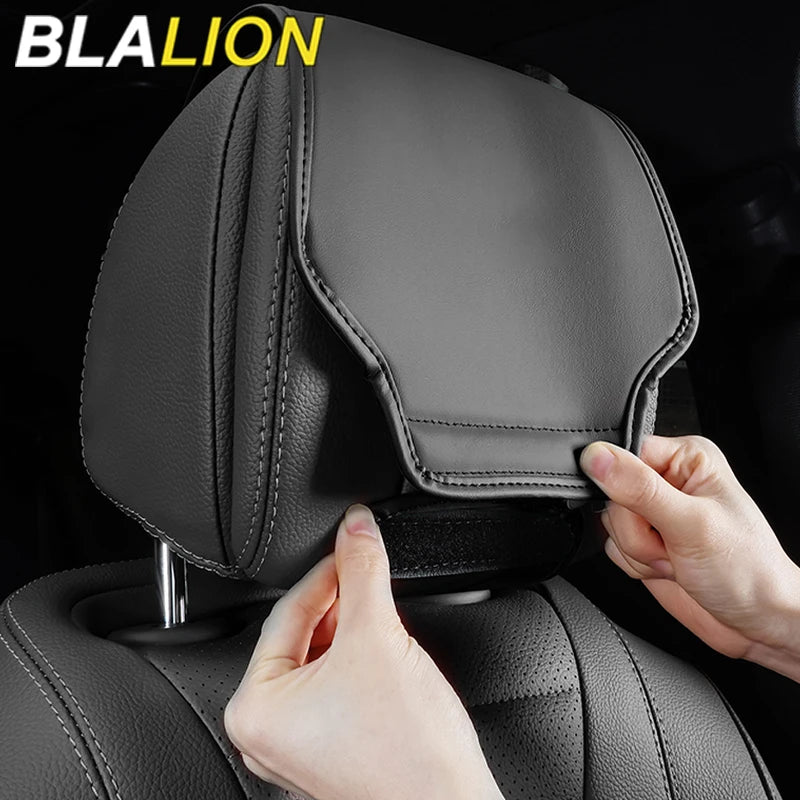 BLALION Premium Car Headrest Cover Premium Quality Replacement Accessory