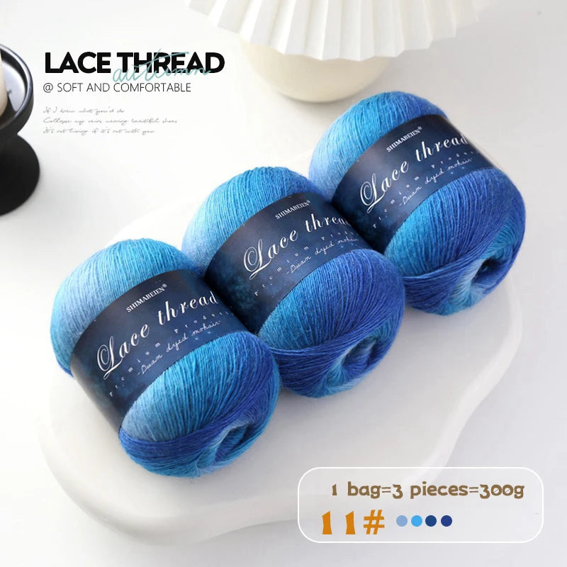 Yarn, Rainbow Gradient for Handmade Shawls, Hats, Scarves & Sweaters