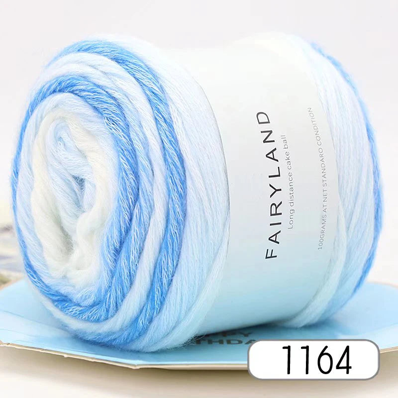 Yarn, Rainbow Gradient for Handmade Sweaters, Scarves, Hats & Shawls