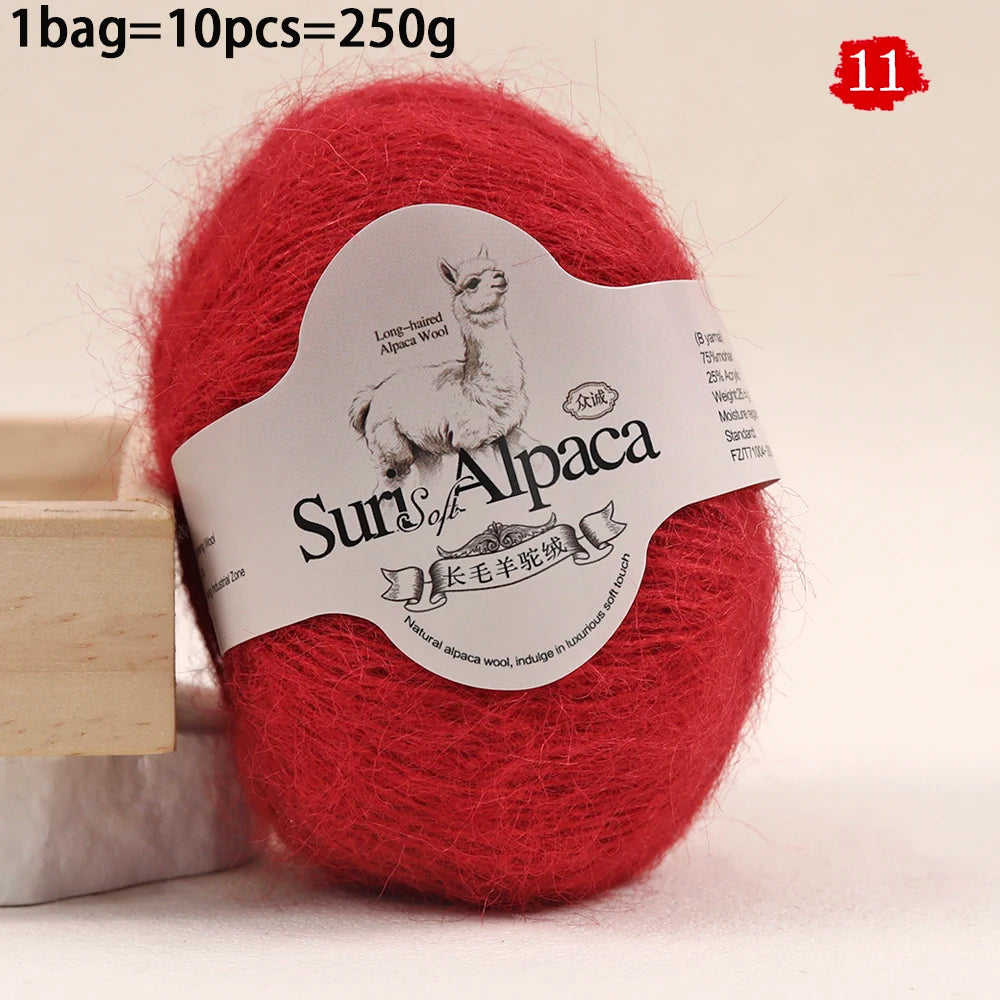 Yarn, Long-Pile Multicolor for Sweaters, Gloves, Shawls & Decorative Crafts