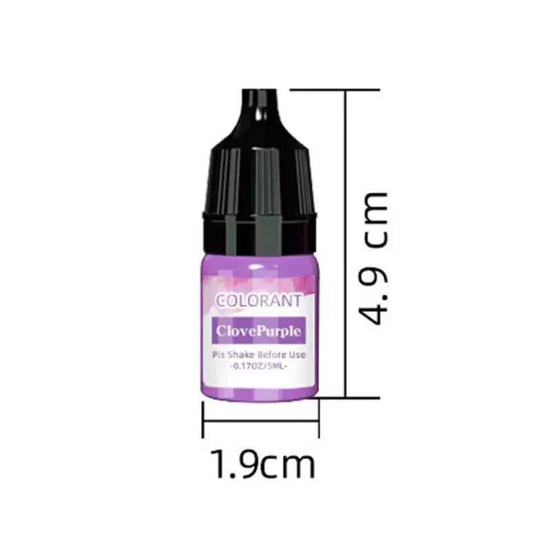 5ML Candle Wax Pigment Colorant Non-Toxic Soy Candle Wax Pigment Liquid Dye Soy Wax DIY Soap Dyes Candle Making Supplies