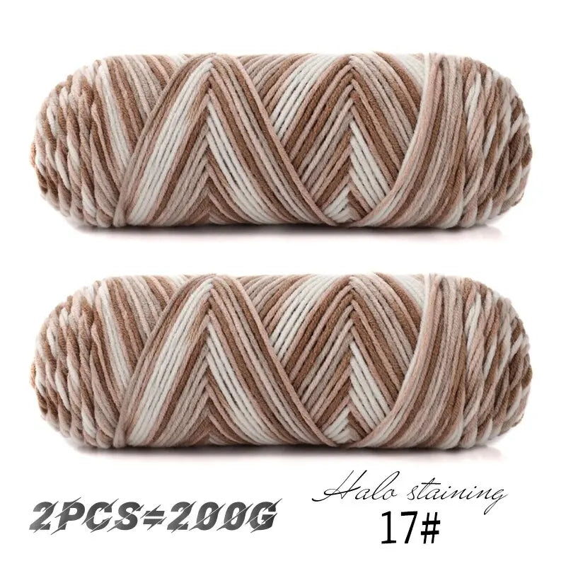 Yarn, Multicolor for Handmade Scarves, Sweaters & Crochet Accessories
