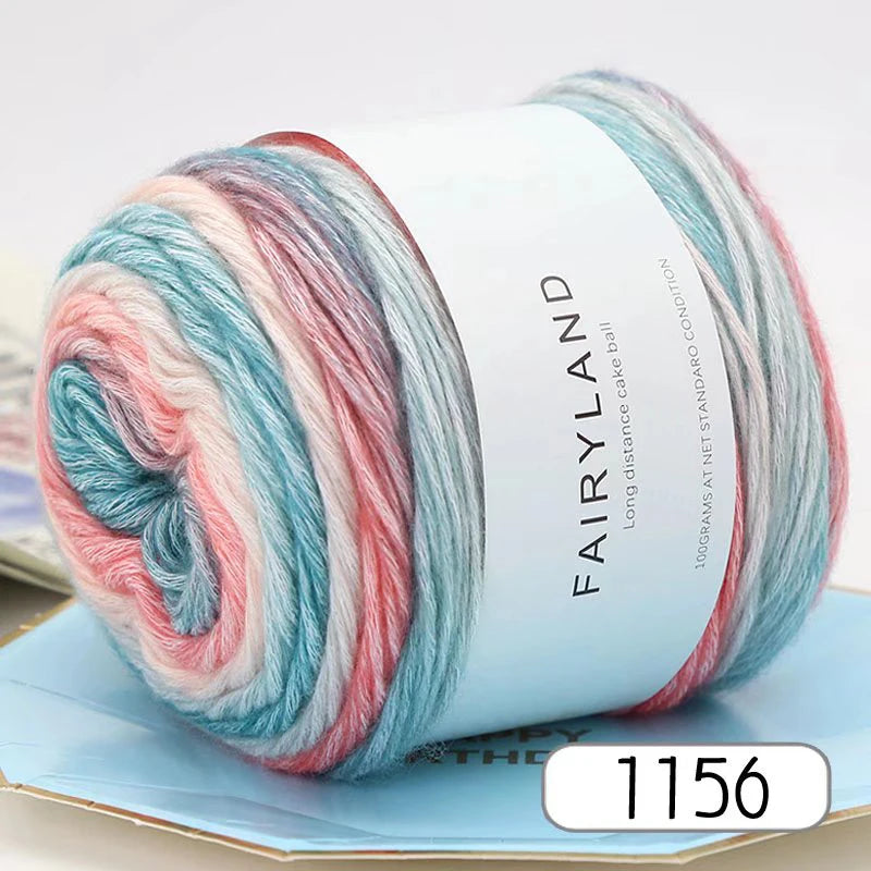 Yarn, Rainbow Gradient for Crochet Sweaters, Scarves, Hats & Shawls