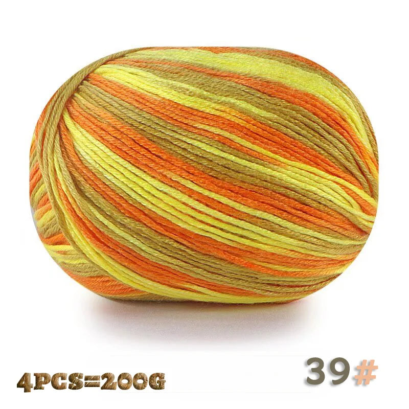 Yarn, Medium-Thick for Handmade Sweaters, Hats, Scarves, Gloves & Shoes