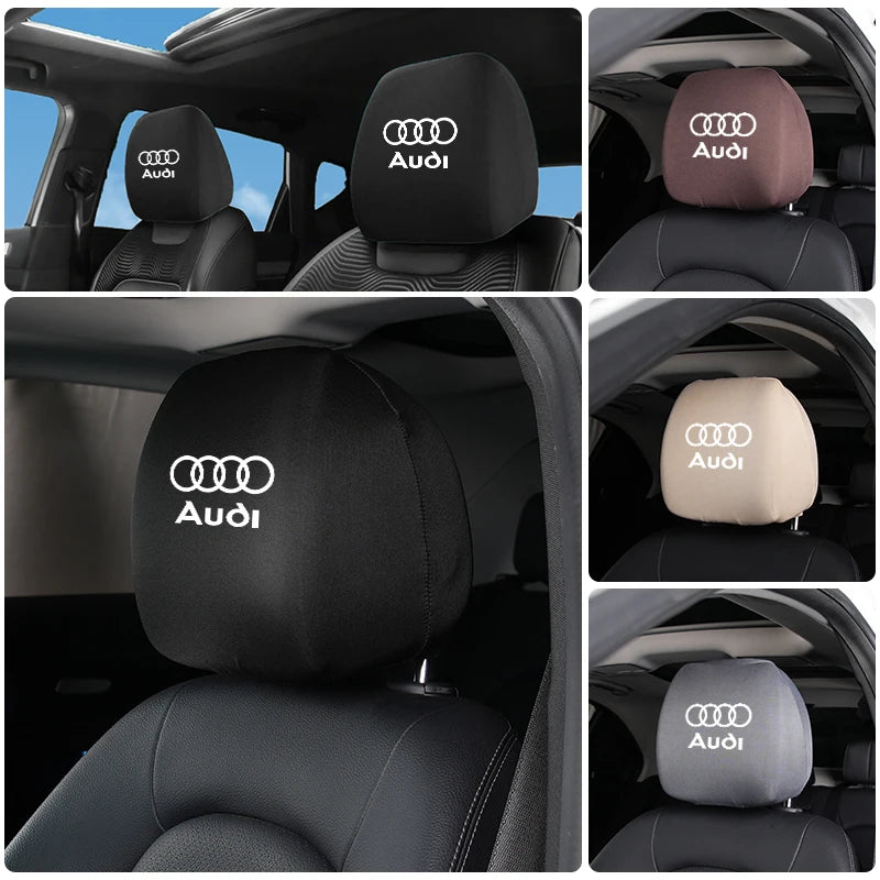 Car Headrest Cover for Audi Premium Quality Replacement Accessory
