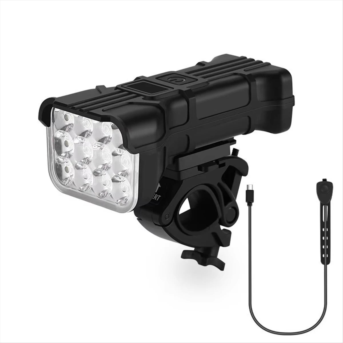 Bicycle Front Rear Light 1800mAh Premium Quality Replacement Accessory
