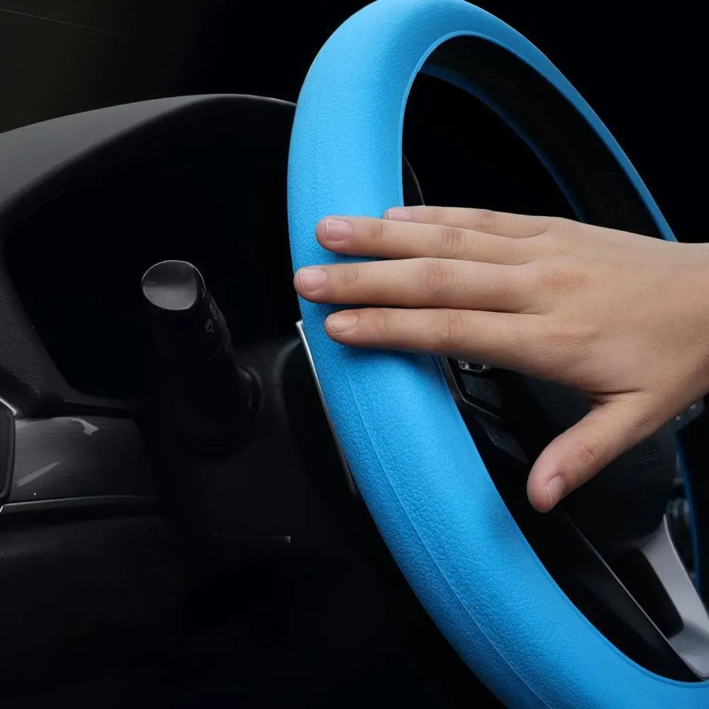 Black Steering Wheel Cover Anti-Slip Steering Wheel Cover Anti-Slip Comfort