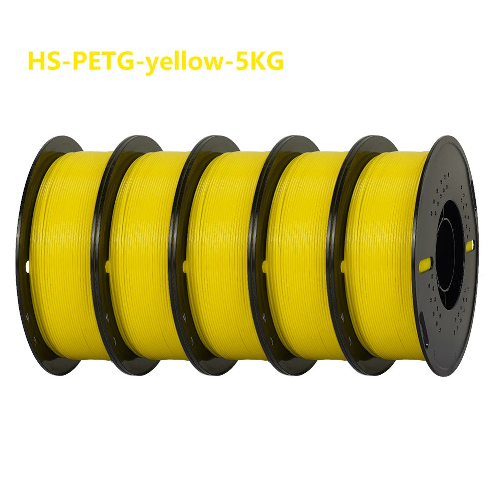KINGROON 5/10KG Hyper PETG Filament, High Speed 3D Printer Filament,1kg/Spool (2.2lbs), 3D Printer Filament Good Toughness Non-Toxic