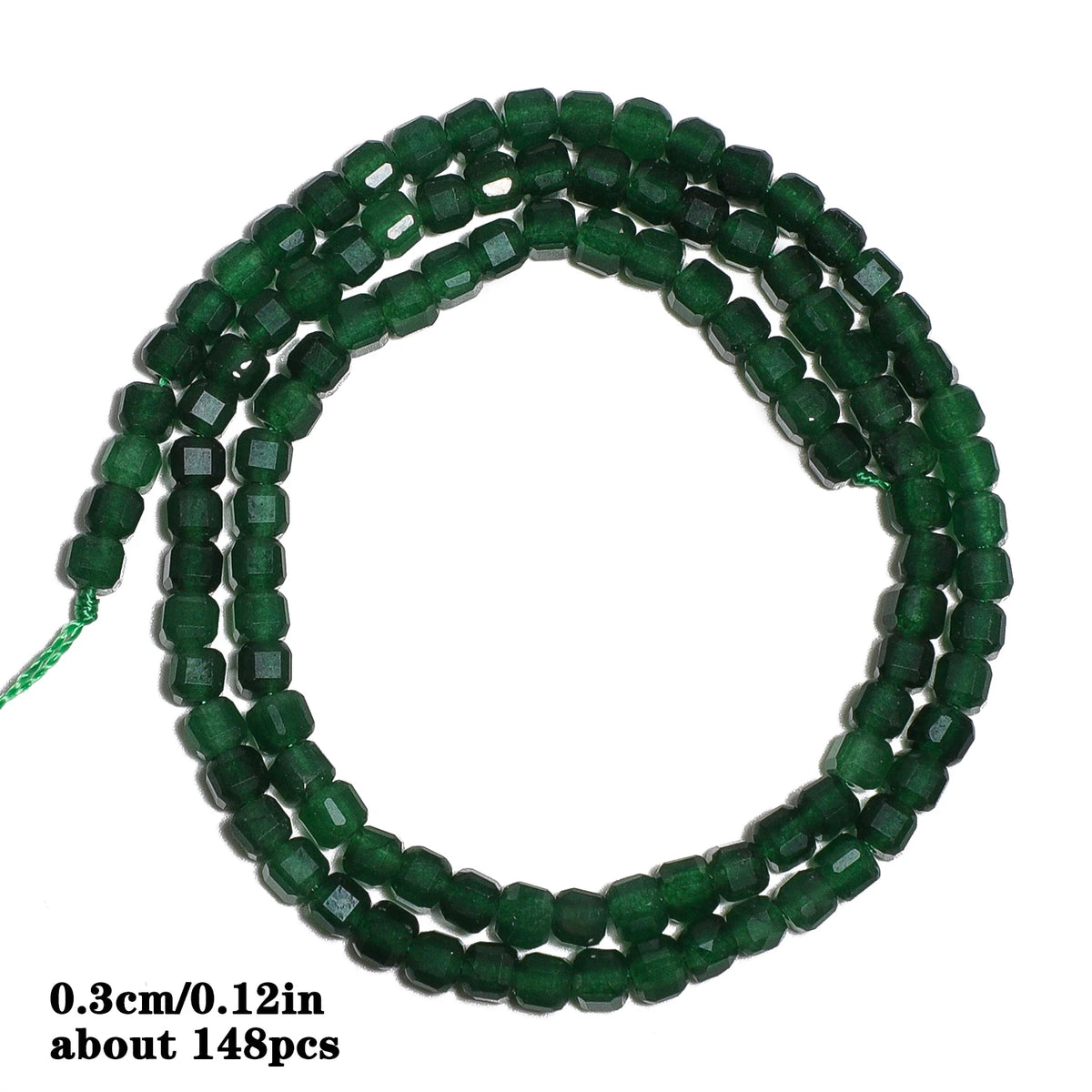 Stone Beads Green Chalcedony-Style Mixed Shapes for DIY Jewelry Making